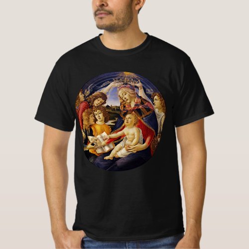 Madonna of the Magnificat by Sandro Botticelli T_Shirt