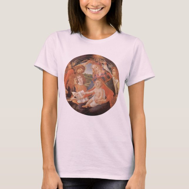 Madonna of the Magnificat by Sandro Botticelli T-Shirt (Front)