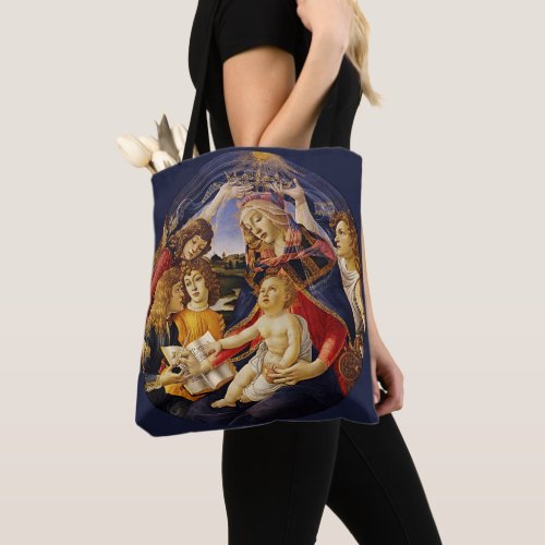 Madonna of the Magnificat by Sandro Botticelli Tote Bag