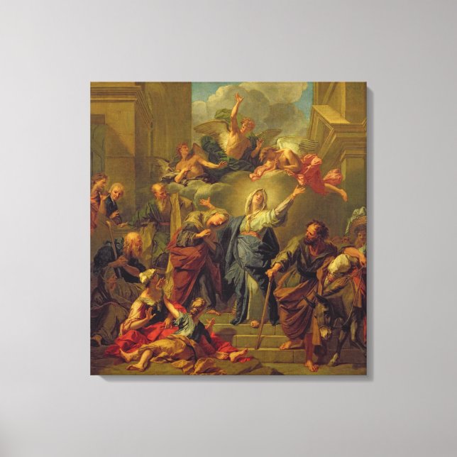 Madonna of the Magnificat Canvas Print (Front)
