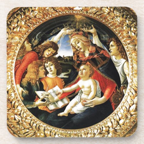Madonna of the Magnificat Drink Coaster