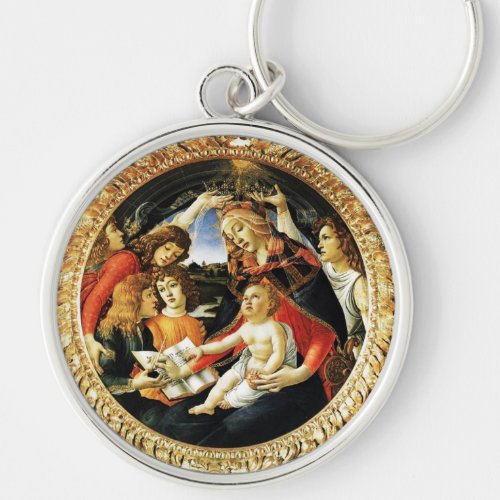Madonna of the Magnificat Keychain