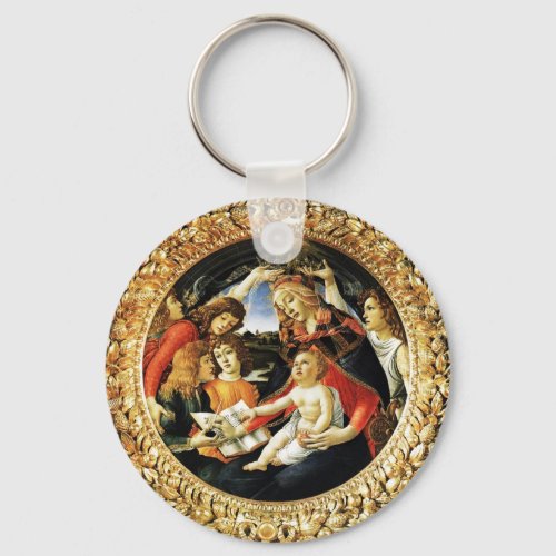 Madonna of the Magnificat Keychain