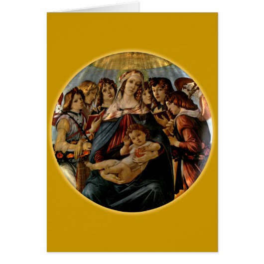 Madonna of the Pomegranate - Botticelli Cards (Front)