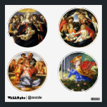 Madonna of the Pomegranate ,Holy Family and Angels Wall Sticker<br><div class="desc">Madonna of the Pomegranate is a painting by the Italian Renaissance master Sandro Botticelli, 1487 FLorence Italy .tempera on panel.This work portrays the Virgin Mary crowned by angels. The Child Jesus is keeping in a hand the pomegranate,  symbol of the Resurrection.</div>