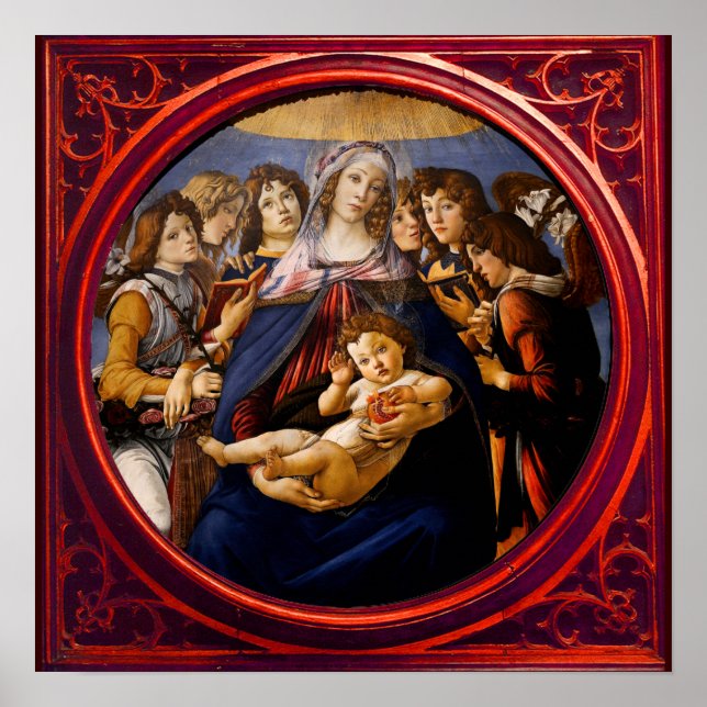 Madonna of the Pomegranate Poster (Front)