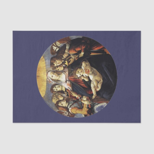 Madonna of the Pomegranate  Tissue Paper (Front)