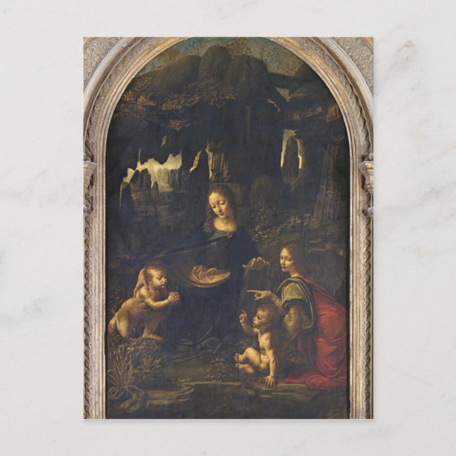Madonna of the Rocks, c.1478 Postcard (Front)