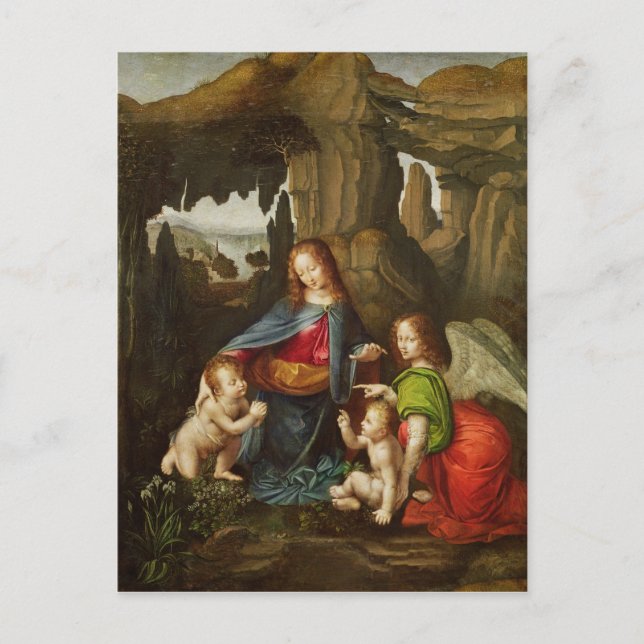 Madonna of the Rocks Postcard (Front)