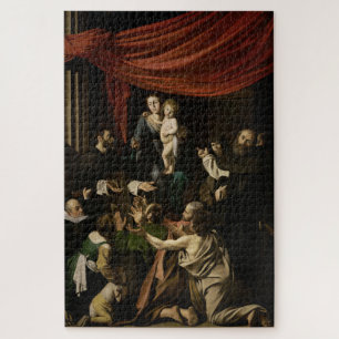 Madonna of the Rosary (1605–1607) - Caravaggio Jigsaw Puzzle