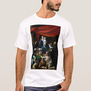 OFF-WHITE Caravaggio Madonna Of The Rosary Painting Oversized T-Shirt Black