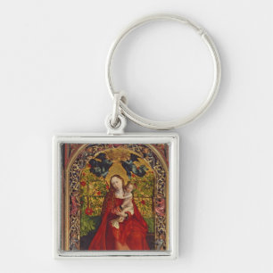 Madonna of the Rose Bower, 1473 Keychain