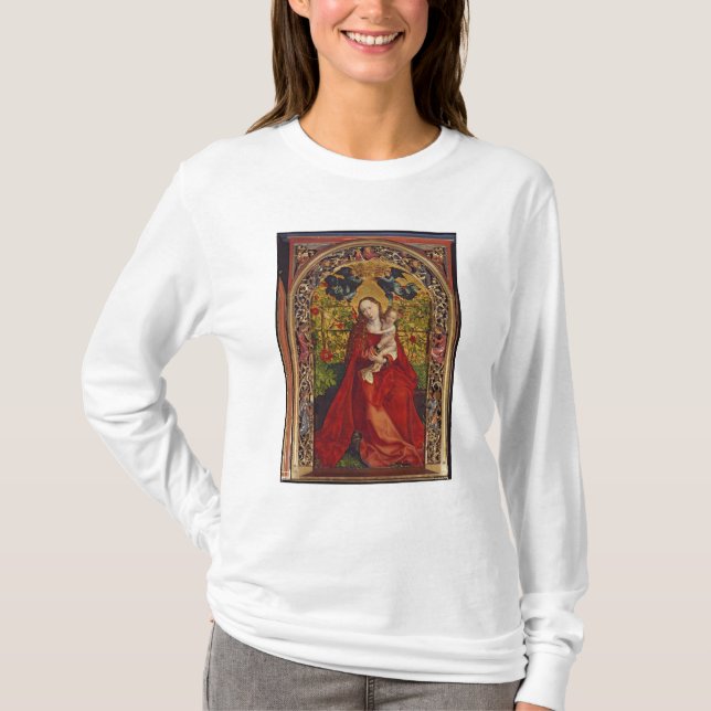 Madonna of the Rose Bower, 1473 T-Shirt (Front)