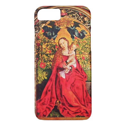 MADONNA OF THE ROSE BOWER iPhone 87 CASE