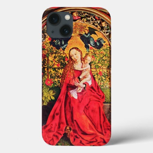 MADONNA OF THE ROSE BOWER iPhone 13 CASE