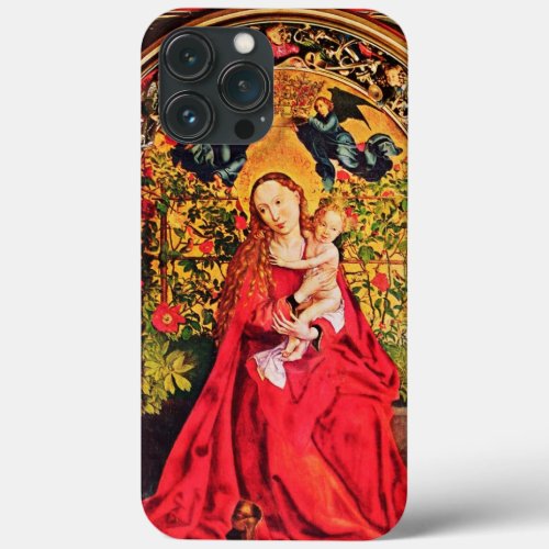 MADONNA OF THE ROSE BOWER iPhone 13 PRO MAX CASE