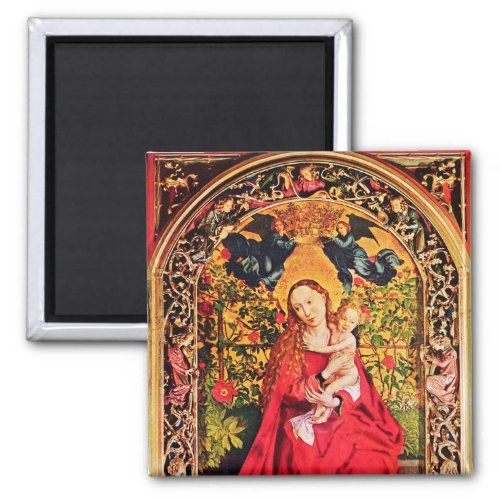 MADONNA OF THE ROSE BOWER MAGNET