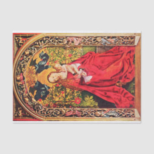 MADONNA OF THE ROSE BOWER TISSUE PAPER