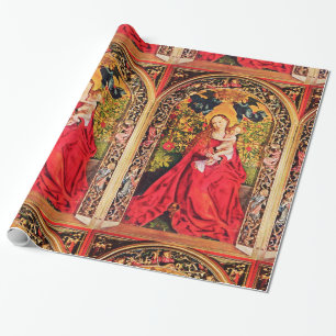 MADONNA OF THE ROSE BOWER WRAPPING PAPER