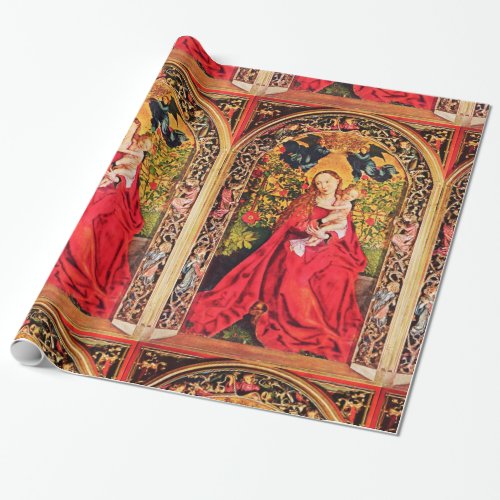 MADONNA OF THE ROSE BOWER WRAPPING PAPER