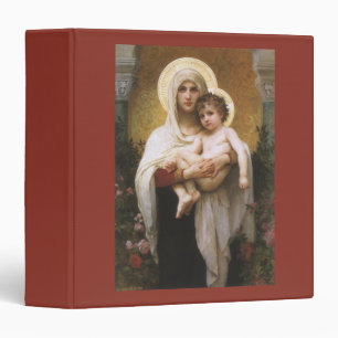 Madonna of the Roses by Bouguereau Binder