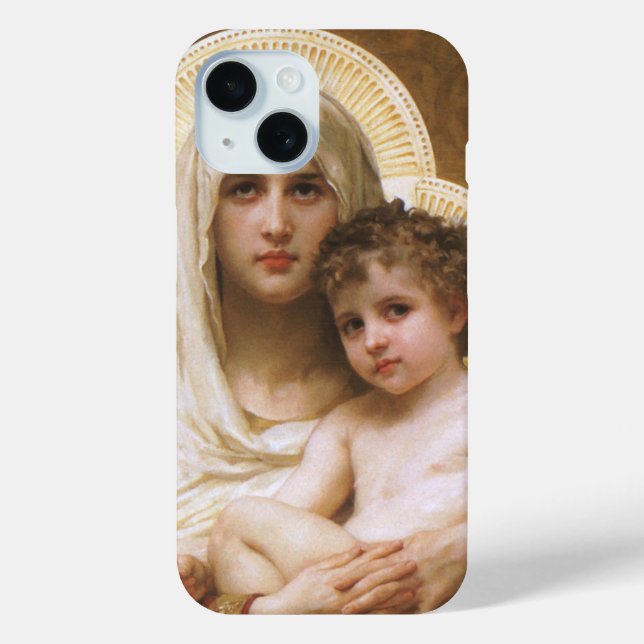 Madonna of the Roses by Bouguereau Case-Mate iPhone Case (Back)