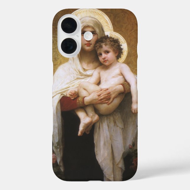 Madonna of the Roses by Bouguereau Case-Mate iPhone Case (Back)