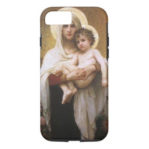 Madonna of the Roses by Bouguereau iPhone 87 Case