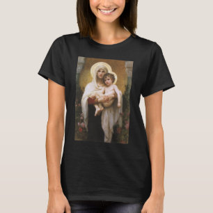 Madonna of the Roses by Bouguereau T-Shirt