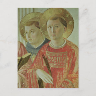 Madonna of the Shadow, detail of St. Thomas Postcard