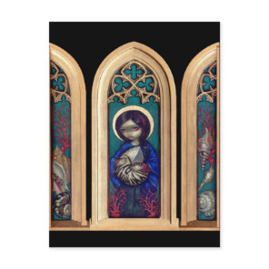 "Madonna of the Shells" Postcard