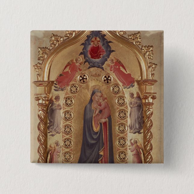 Madonna of the Stars Button (Front)