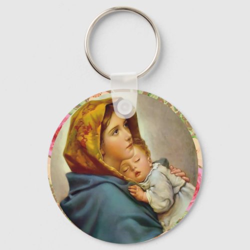 Madonna of the Streets Holy Mary Madonnina Keychain