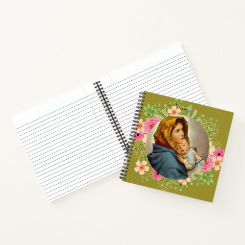 Madonna of the Streets Holy Mary Madonnina Notebook