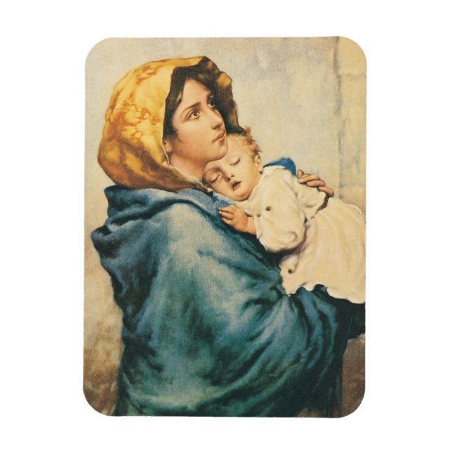 Madonna of the streets - Roberto Ferruzzi Magnet (Vertical)