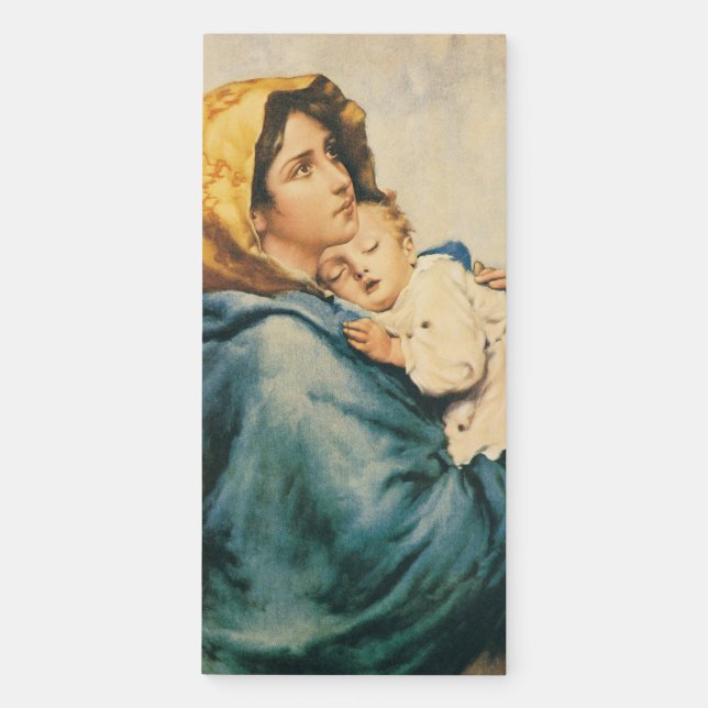 Madonna of the streets - Roberto Ferruzzi Magnetic Notepad (Front)