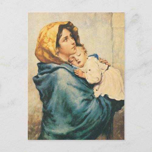 Madonna of the streets _ Roberto Ferruzzi Postcard