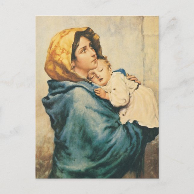 Madonna of the streets - Roberto Ferruzzi Postcard (Front)