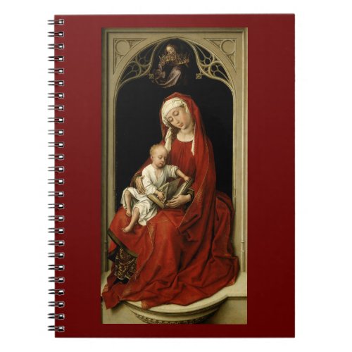 Madonna Receiving Angelic Crown Notebook