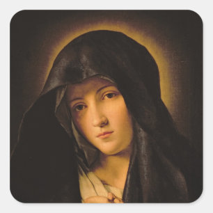 Madonna Square Sticker
