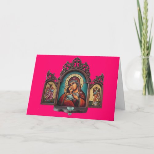 Madonna Tryptich Card
