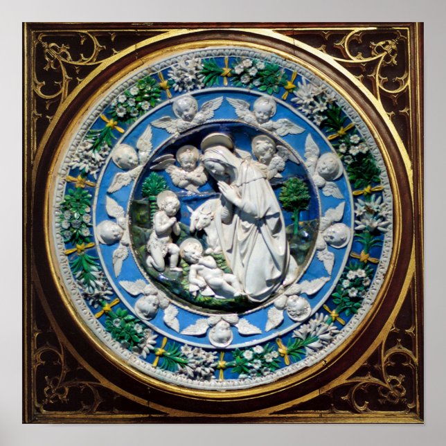 MADONNA WITH CHILD AND ANGELS POSTER (Front)