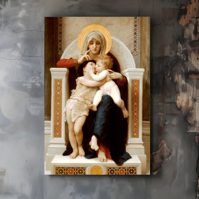 Madonna with child and John the Baptist  Poster (Creator Uploaded)