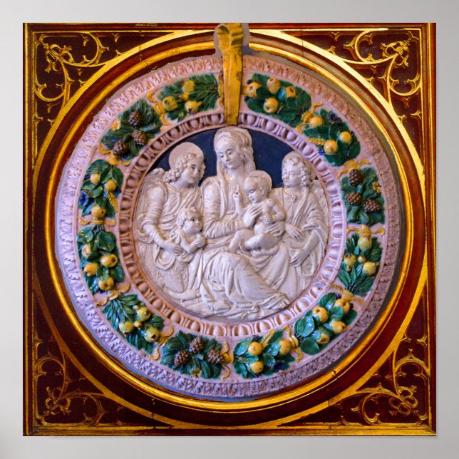 MADONNA WITH CHILD AND SAINTS POSTER (Front)