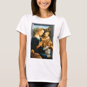Madonna with child and two Angels, Filippo Lippi T-Shirt