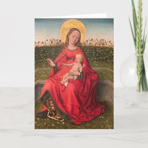 Madonna with Child Christmas Card