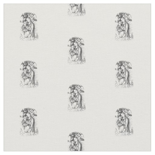 Madonna with Child  Fabric