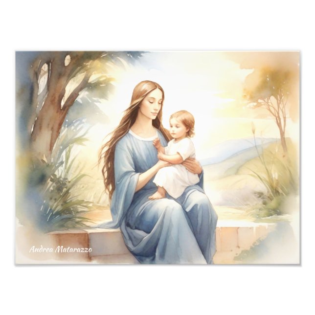 Madonna with Child Jesus Photo Print (Front)