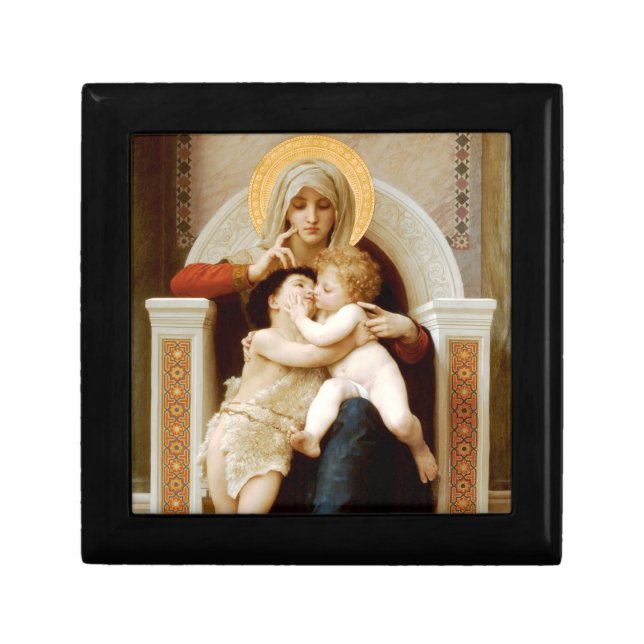 Madonna with child & John the Baptist, Bouguereau Gift Box (Front)