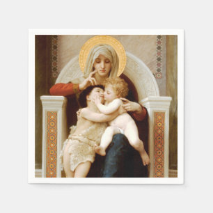 Madonna with child & John the Baptist, Decoupage Napkins